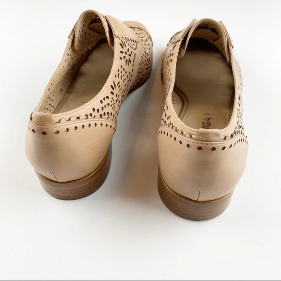 Via Spiga Tan Perforated Flats - Picture 5 of 11